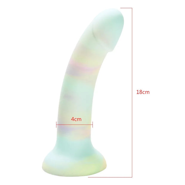 🍆 Realistic Liquid Silicone Dildo – Strong Suction Cup Pleasure Toy