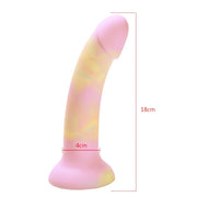 🍆 Realistic Liquid Silicone Dildo – Strong Suction Cup Pleasure Toy
