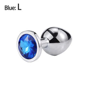💎 Metal Diamond Anal Plug – Multi Size Pleasure