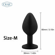Silicone Anal Plug with Round Head – Unisex Pleasure Trainer 🍑 | Little Secret Store