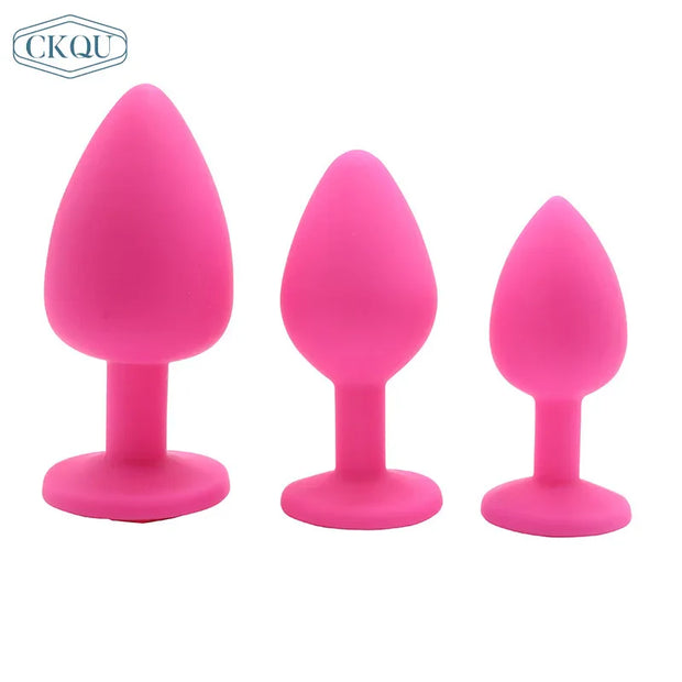 Silicone Anal Plug with Round Head – Unisex Pleasure Trainer 🍑 | Little Secret Store