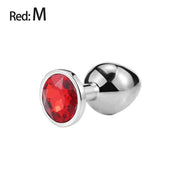 💎 Metal Diamond Anal Plug – Multi Size Pleasure