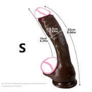 🍆 Oversized Realistic Dildo – Huge Penis with Suction Cup