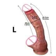 🍆 Oversized Realistic Dildo – Huge Penis with Suction Cup