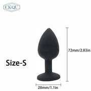Silicone Anal Plug with Round Head – Unisex Pleasure Trainer 🍑 | Little Secret Store