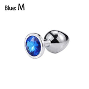 💎 Metal Diamond Anal Plug – Multi Size Pleasure