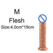 5-Color Jelly Suction Cup Dildo 🍑 Soft & Transparent G-Spot Pleasure Toy