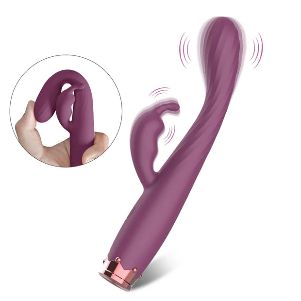 Beginner G-Spot Rabbit Vibrator for Women – Clit & Vagina Stimulator 💖