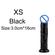 5-Color Jelly Suction Cup Dildo 🍑 Soft & Transparent G-Spot Pleasure Toy