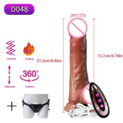 Realistic Thrusting & Vibrating Dildo – Remote Control Pleasure Toy 💦
