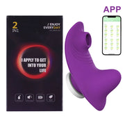Wearable Panty Vibrator with Clit Sucker 💦 App-Controlled | Little Secret Store
