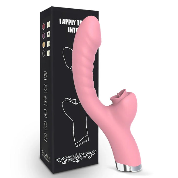 Tongue Licking Vibrator 💋 2-in-1 Clitoral & G-Spot Stimulator – Little Secret Store