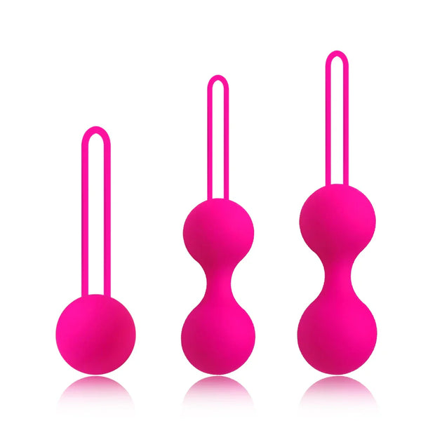 💜 Silicone Kegel Balls – Vaginal Ben Wa Beads Tightening Exerciser for Women
