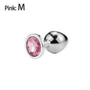 💎 Metal Diamond Anal Plug – Multi Size Pleasure