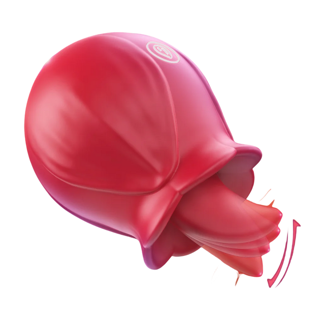 🌹 Rose Clit Sucking Vibrator – Tongue Lick & G-Spot Teaser