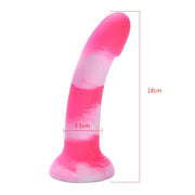 🍆 Realistic Liquid Silicone Dildo – Strong Suction Cup Pleasure Toy