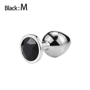 💎 Metal Diamond Anal Plug – Multi Size Pleasure