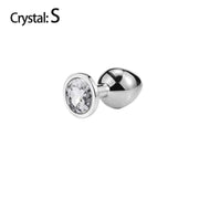 💎 Metal Diamond Anal Plug – Multi Size Pleasure
