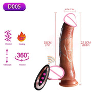 Realistic Thrusting & Vibrating Dildo – Remote Control Pleasure Toy 💦