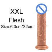 5-Color Jelly Suction Cup Dildo 🍑 Soft & Transparent G-Spot Pleasure Toy