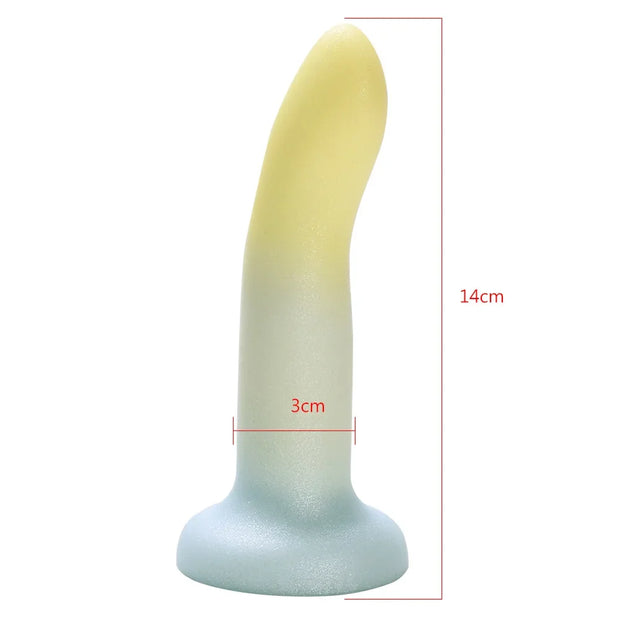 🍆 Realistic Liquid Silicone Dildo – Strong Suction Cup Pleasure Toy