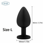 Silicone Anal Plug with Round Head – Unisex Pleasure Trainer 🍑 | Little Secret Store