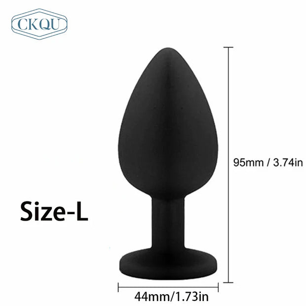 Silicone Anal Plug with Round Head – Unisex Pleasure Trainer 🍑 | Little Secret Store