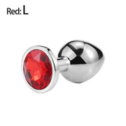 💎 Metal Diamond Anal Plug – Multi Size Pleasure