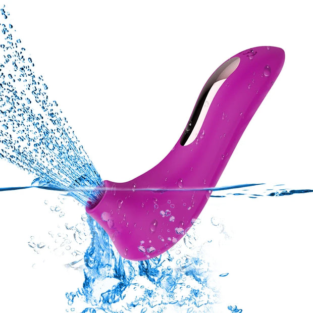 💋 Ultimate Clit Sucking & Oral Licking Vibrator – Magnetic Charging, 7 Modes of Bliss