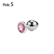 💎 Metal Diamond Anal Plug – Multi Size Pleasure