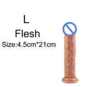 5-Color Jelly Suction Cup Dildo 🍑 Soft & Transparent G-Spot Pleasure Toy