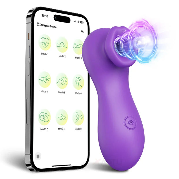 APP Clit Sucker Vibrator – Ultimate Tongue & Sucking Pleasure 😈 | Little Secret Store