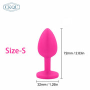Silicone Anal Plug with Round Head – Unisex Pleasure Trainer 🍑 | Little Secret Store