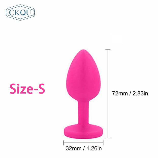 Silicone Anal Plug with Round Head – Unisex Pleasure Trainer 🍑 | Little Secret Store